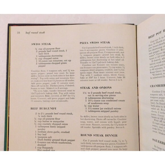 Better Homes and Gardens Meat Cook Book 4th Edition 1968 HB Over 400 Recipes - Picture 6 of 6
